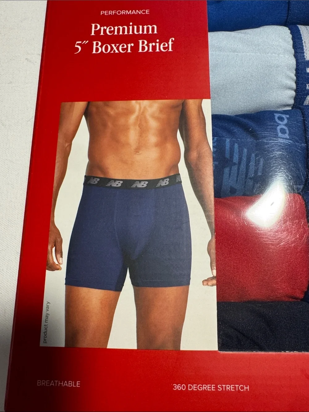 New Balance Boxer Briefs Mens Large 6 Pack
